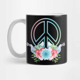 Peace Symbol colorful anti War Mug